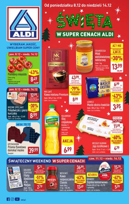 Aldi - gazetka promocyjna Pełny katalog! od poniedziałku 08.12 do niedzieli 14.12