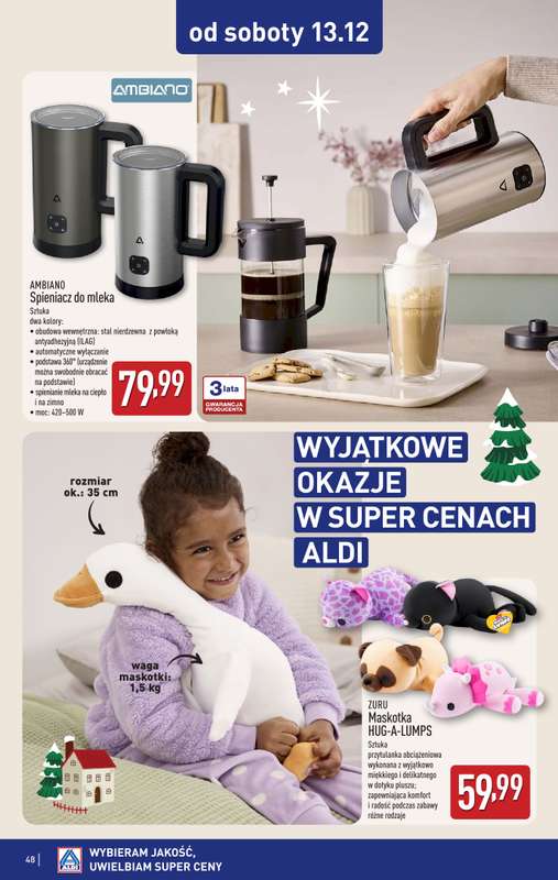 Aldi - gazetka promocyjna Pełny katalog! od poniedziałku 08.12 do niedzieli 14.12 - strona 48