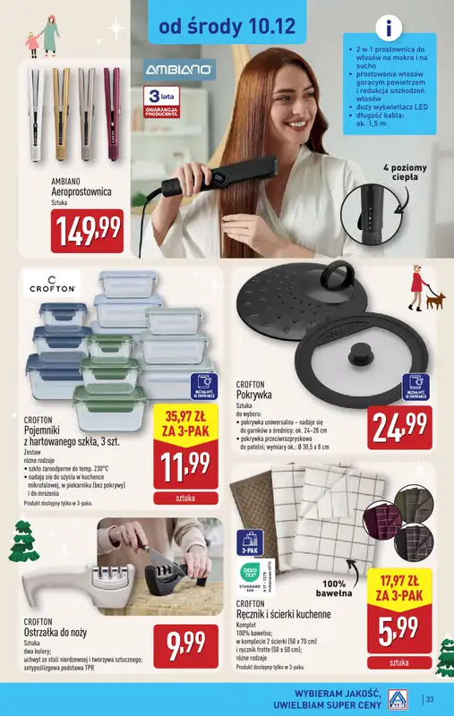 Aldi - gazetka promocyjna Pełny katalog! od poniedziałku 08.12 do niedzieli 14.12 - strona 33