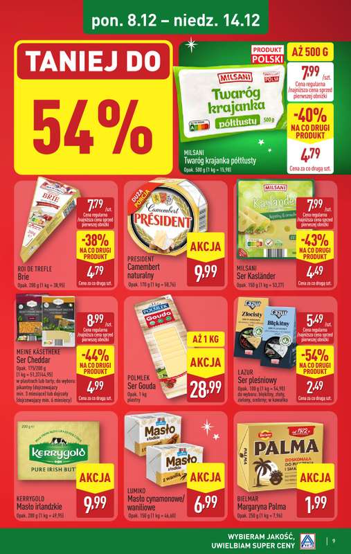 Aldi - gazetka promocyjna Pełny katalog! od poniedziałku 08.12 do niedzieli 14.12 - strona 9
