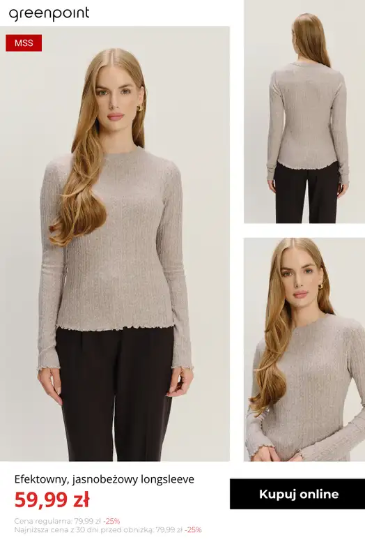 Greenpoint - gazetka promocyjna Sale do 59,99 zł! od piątku 05.12  - strona 4