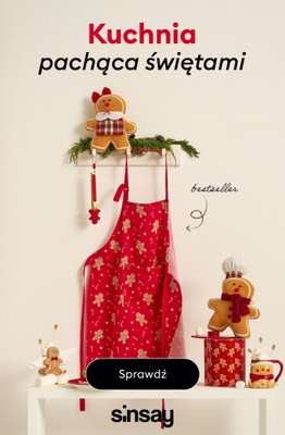Sinsay - gazetka promocyjna Świąteczna kuchnia! od piątku 05.12 do czwartku 11.12