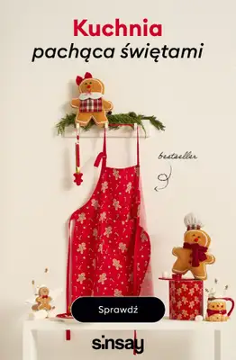 Sinsay - gazetka promocyjna Świąteczna kuchnia! od piątku 05.12 do czwartku 11.12