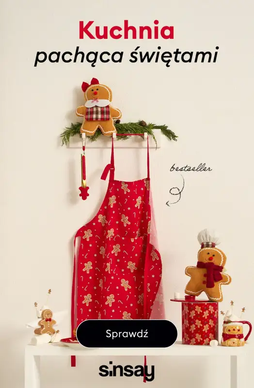 Sinsay - gazetka promocyjna Świąteczna kuchnia! od piątku 05.12 do czwartku 11.12