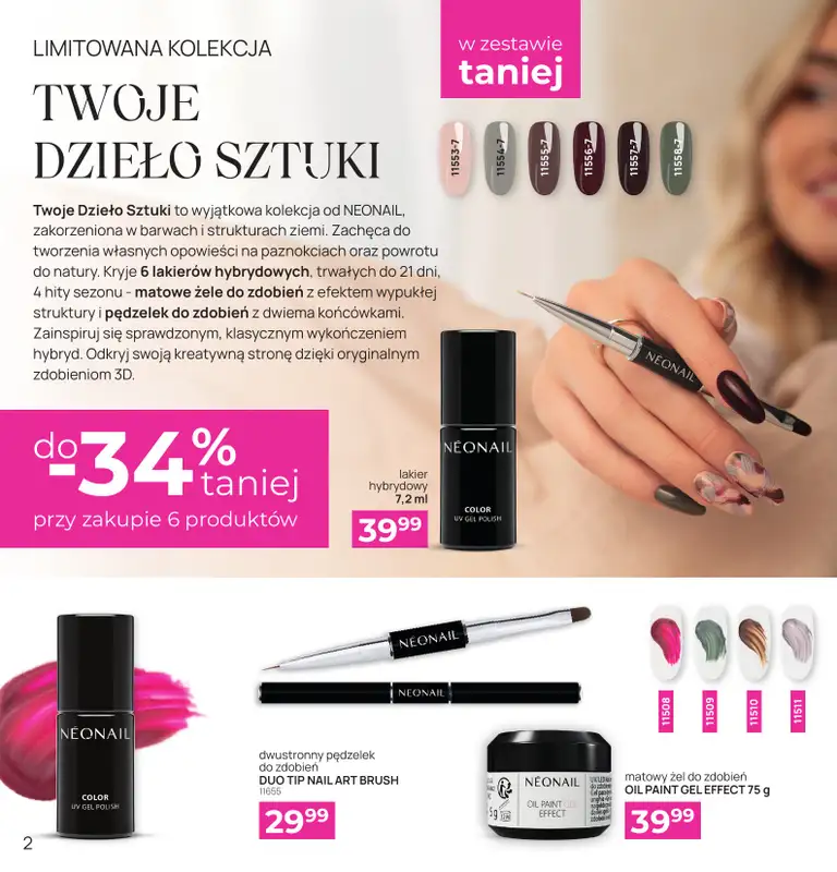 NEONAIL & NEO MAKE UP - gazetka promocyjna NEONAIL & NEO MAKE UP od piątku 05.12 do czwartku 18.12 - strona 2