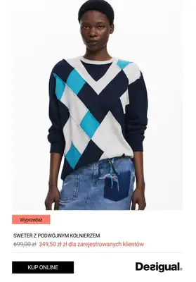 BEST SALE - gazetka promocyjna Desigual Do -50% na wszystko dla zarejestrowanych klientów od piątku 05.12 do niedzieli 01.02 - strona 5