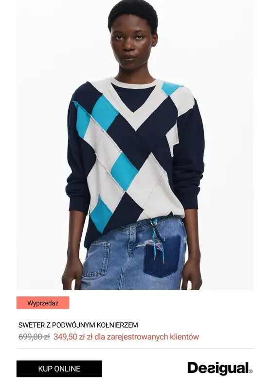 BEST SALE - gazetka promocyjna Desigual Do -50% na wszystko dla zarejestrowanych klientów od piątku 05.12 do niedzieli 01.02 - strona 5