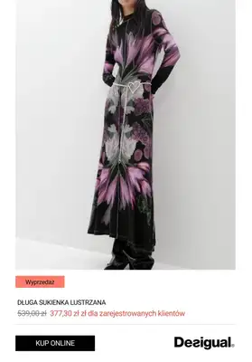 BEST SALE - gazetka promocyjna Desigual Do -50% na wszystko dla zarejestrowanych klientów od piątku 05.12 do niedzieli 01.02 - strona 8