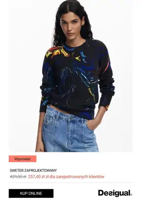 BEST SALE - gazetka promocyjna Desigual Do -50% na wszystko dla zarejestrowanych klientów od piątku 05.12 do niedzieli 01.02 - strona 7