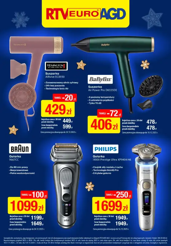 RTV EURO AGD - gazetka promocyjna Świąteczne okazje w ten weekend! od piątku 05.12 do niedzieli 07.12 - strona 4