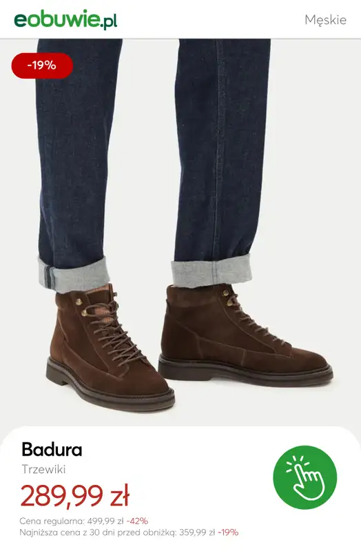 eobuwie.pl - gazetka promocyjna SALE - obuwie męskie od soboty 06.12 do wtorku 16.12 - strona 7