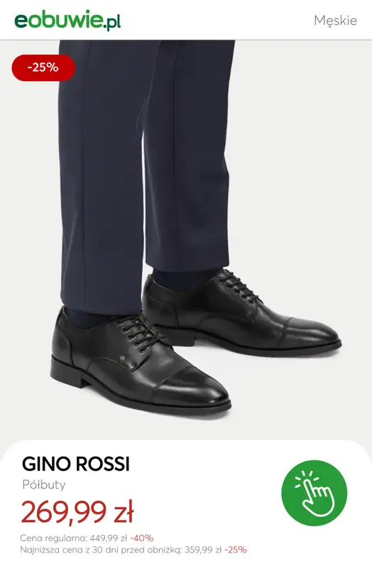 eobuwie.pl - gazetka promocyjna SALE - obuwie męskie od soboty 06.12 do wtorku 16.12 - strona 8