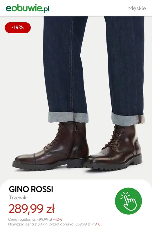 eobuwie.pl - gazetka promocyjna SALE - obuwie męskie od soboty 06.12 do wtorku 16.12 - strona 5