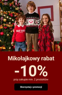 Smyk - gazetka promocyjna Mikołajkowy rabat! -10% przy zakupie min. 2 szt. od piątku 05.12 do środy 10.12