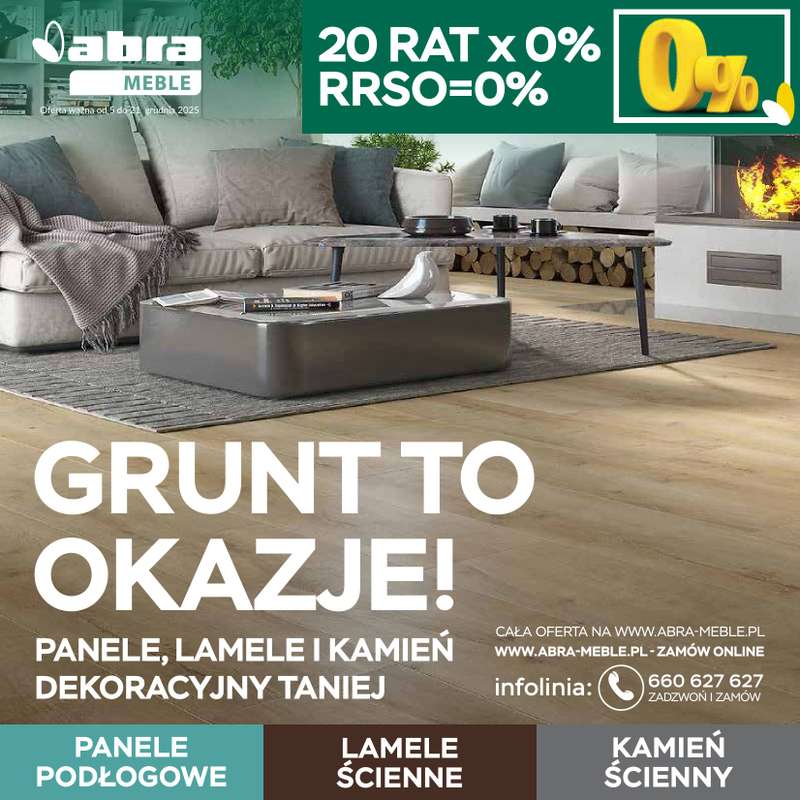 Abra Meble - gazetka promocyjna Grunt to okazje! od piątku 05.12 do niedzieli 21.12