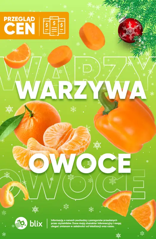 Biedronka - gazetka promocyjna Owoce i warzywa - przegląd cen  