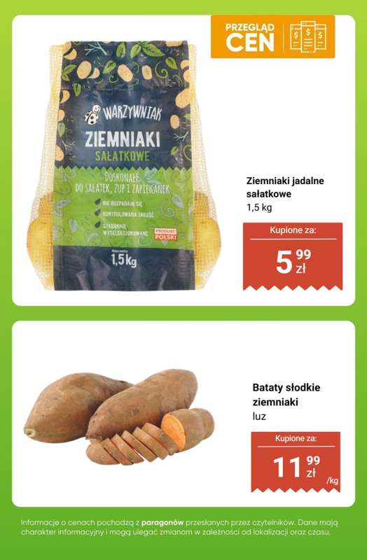 Biedronka - gazetka promocyjna Owoce i warzywa - przegląd cen od poniedziałku 08.12 do soboty 13.12 - strona 5