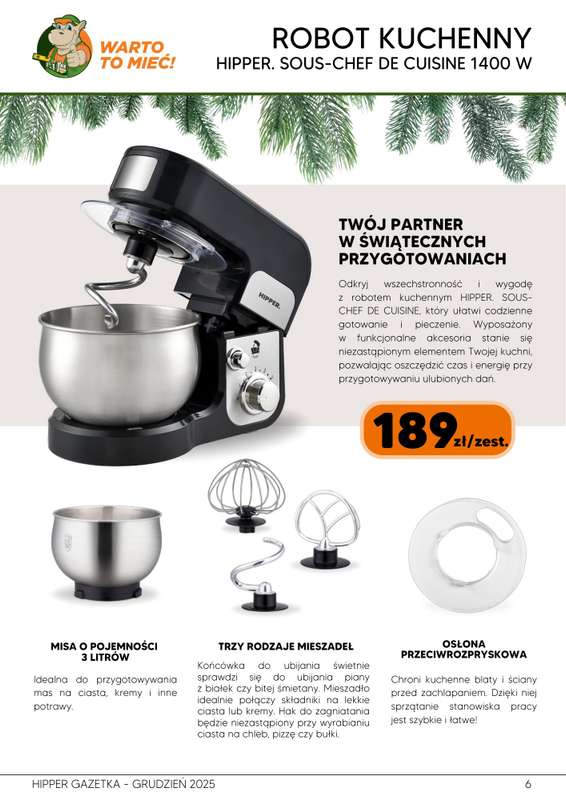 HIPPER.pl - gazetka promocyjna Gazetka od czwartku 04.12 do wtorku 23.12 - strona 6