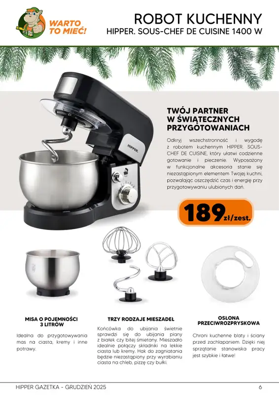 HIPPER.pl - gazetka promocyjna Gazetka od czwartku 04.12 do wtorku 23.12 - strona 6