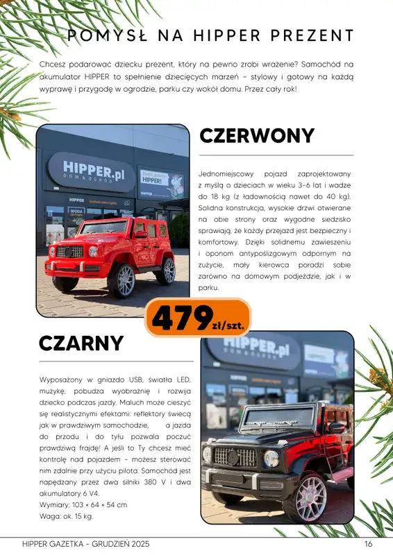 HIPPER.pl - gazetka promocyjna Gazetka od czwartku 04.12 do wtorku 23.12 - strona 16