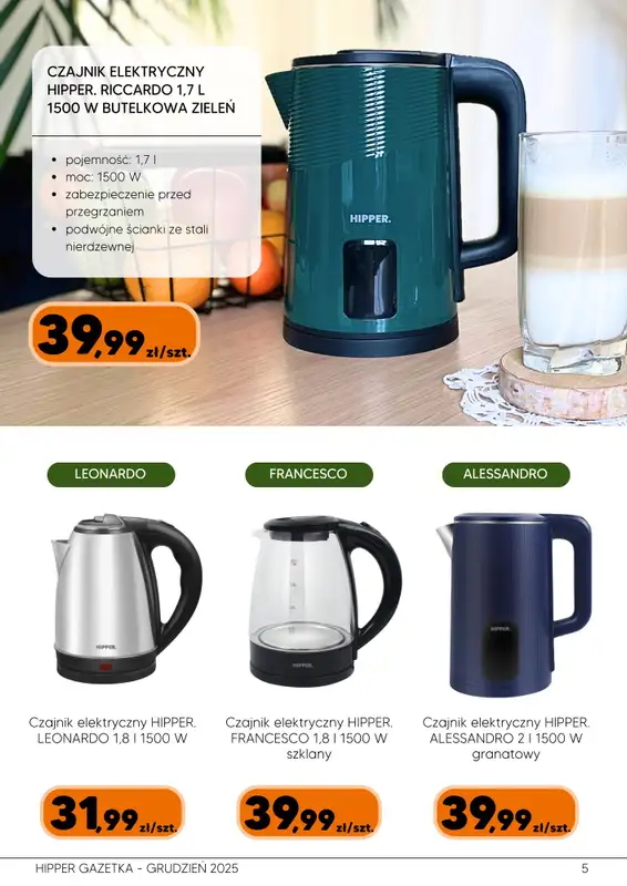HIPPER.pl - gazetka promocyjna Gazetka od czwartku 04.12 do wtorku 23.12 - strona 5