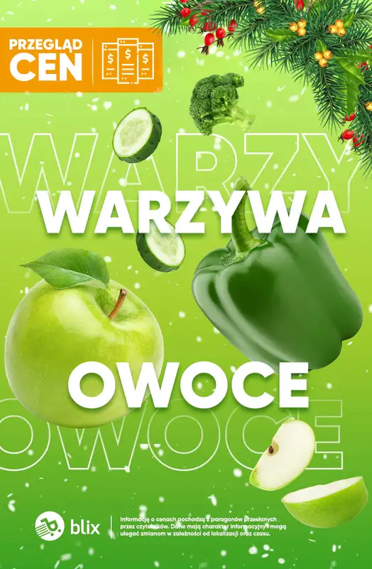 Dino - gazetka promocyjna Owoce i warzywa - przegląd cen  