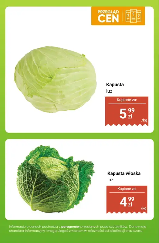 Dino - gazetka promocyjna Owoce i warzywa - przegląd cen   - strona 2