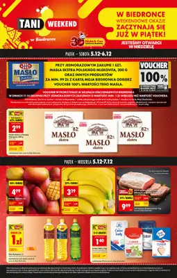 Biedronka - gazetka promocyjna Tani Weekend od piątku 05.12 do niedzieli 07.12