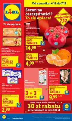 Lidl - gazetka promocyjna Oferta od czwartku od czwartku 04.12 do niedzieli 07.12