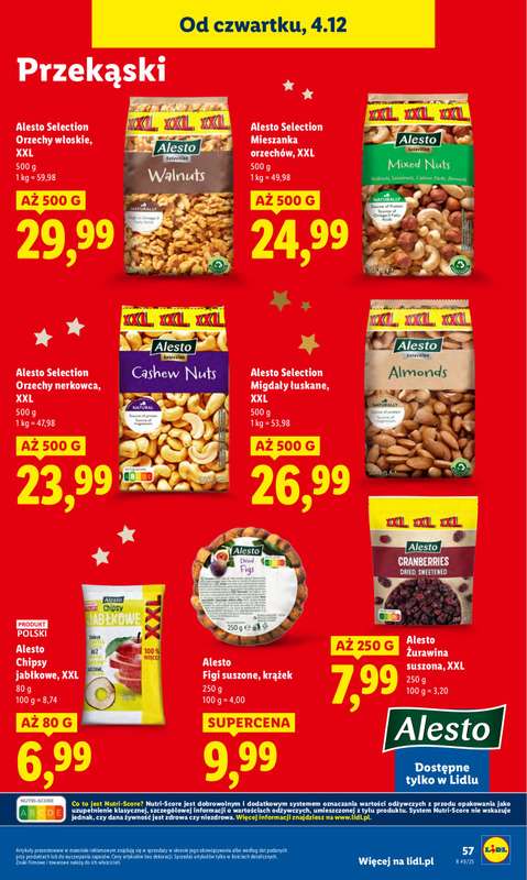Lidl - gazetka promocyjna Oferta od czwartku od czwartku 04.12 do niedzieli 07.12 - strona 61