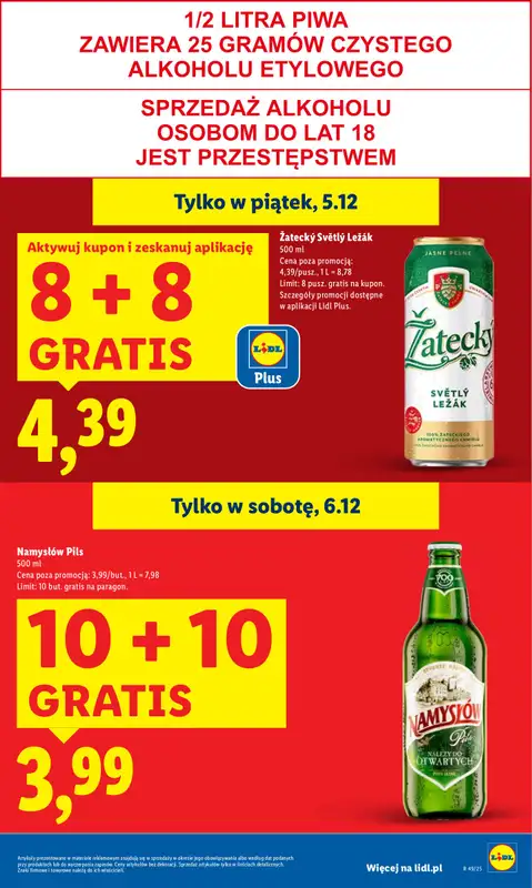 Lidl - gazetka promocyjna Oferta od czwartku od czwartku 04.12 do niedzieli 07.12 - strona 23