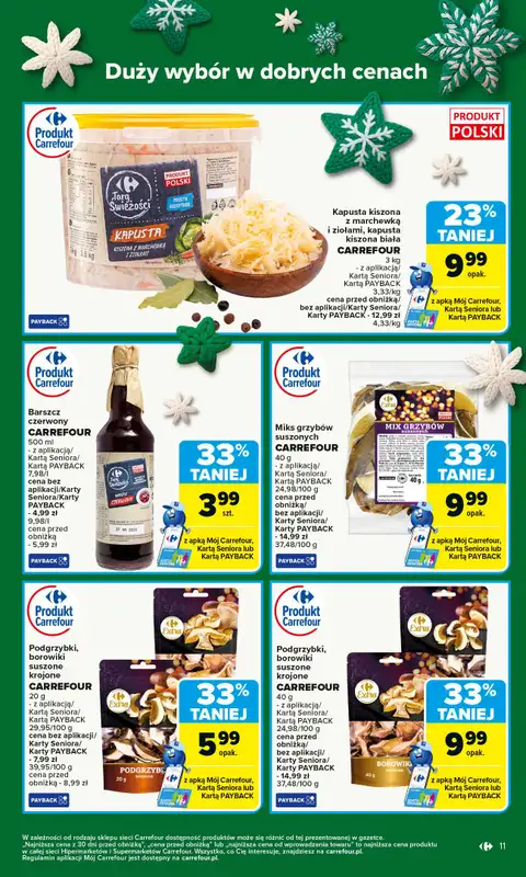 Carrefour - gazetka promocyjna Gazetka Carrefour od poniedziałku od poniedziałku 08.12 do niedzieli 14.12 - strona 15