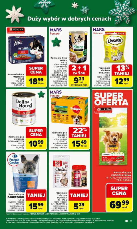 Carrefour - gazetka promocyjna Gazetka Carrefour od poniedziałku od poniedziałku 08.12 do niedzieli 14.12 - strona 45