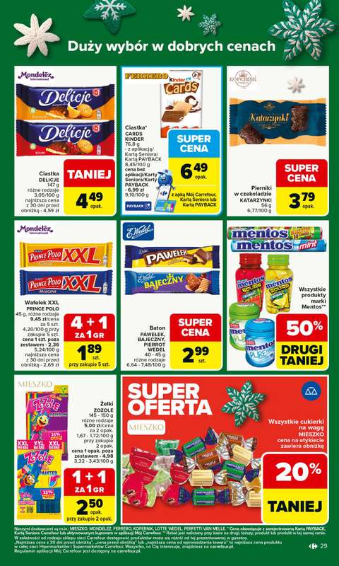 Carrefour - gazetka promocyjna Gazetka Carrefour od poniedziałku od poniedziałku 08.12 do niedzieli 14.12 - strona 33