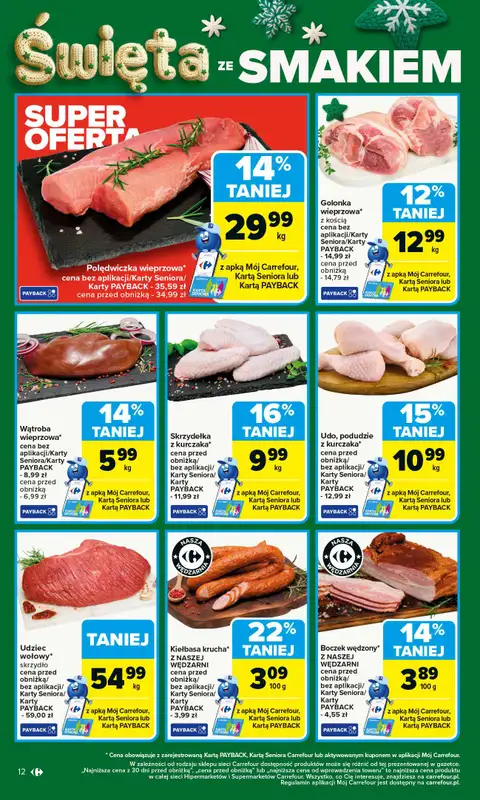 Carrefour - gazetka promocyjna Gazetka Carrefour od poniedziałku od poniedziałku 08.12 do niedzieli 14.12 - strona 16