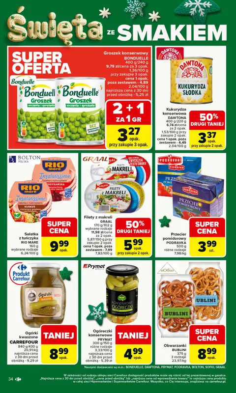 Carrefour - gazetka promocyjna Gazetka Carrefour od poniedziałku od poniedziałku 08.12 do niedzieli 14.12 - strona 38