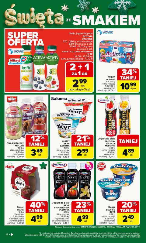 Carrefour Market - gazetka promocyjna Gazetka Carrefour Market od poniedziałku od poniedziałku 08.12 do niedzieli 14.12 - strona 22