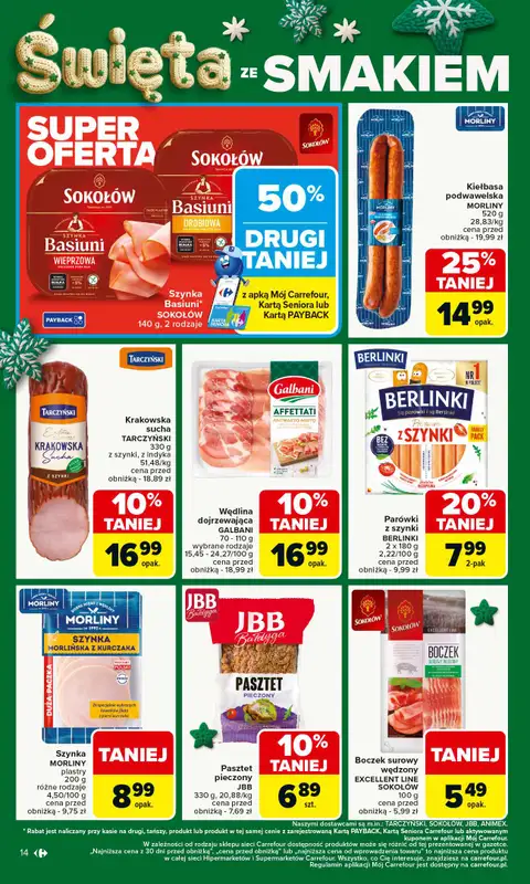 Carrefour Market - gazetka promocyjna Gazetka Carrefour Market od poniedziałku od poniedziałku 08.12 do niedzieli 14.12 - strona 18