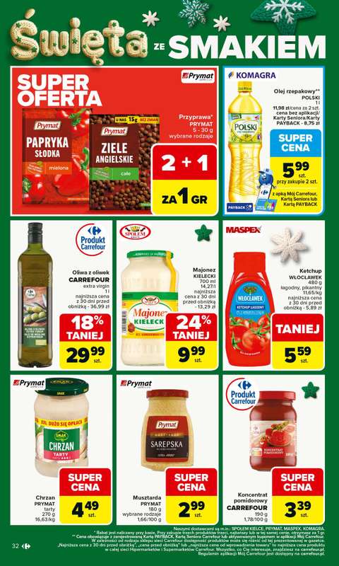 Carrefour Market - gazetka promocyjna Gazetka Carrefour Market od poniedziałku od poniedziałku 08.12 do niedzieli 14.12 - strona 36