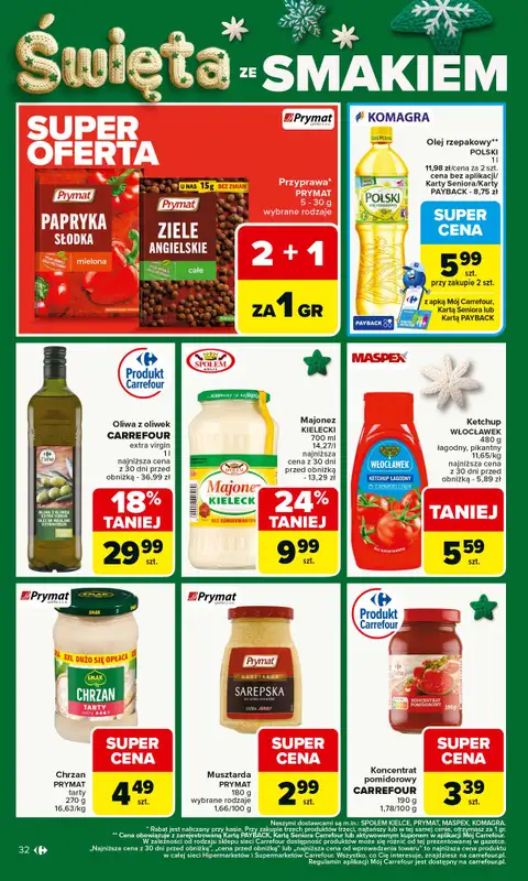 Carrefour Market - gazetka promocyjna Gazetka Carrefour Market od poniedziałku od poniedziałku 08.12 do niedzieli 14.12 - strona 36