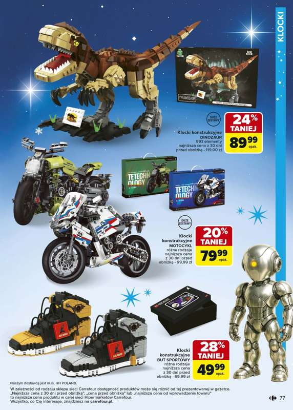 Carrefour - gazetka promocyjna Gazetka Zabawki od poniedziałku 03.11 do wtorku 23.12 - strona 77