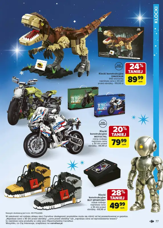 Carrefour - gazetka promocyjna Gazetka Zabawki od poniedziałku 03.11 do wtorku 23.12 - strona 77