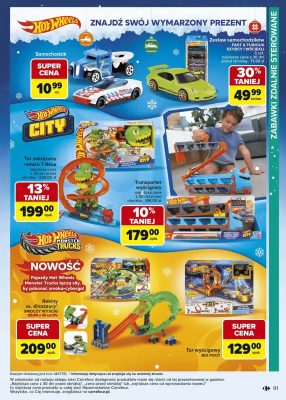 Carrefour - gazetka promocyjna Gazetka Zabawki od poniedziałku 03.11 do wtorku 23.12 - strona 91