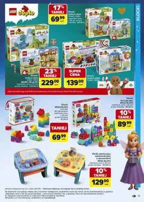 Carrefour - gazetka promocyjna Gazetka Zabawki od poniedziałku 03.11 do wtorku 23.12 - strona 71