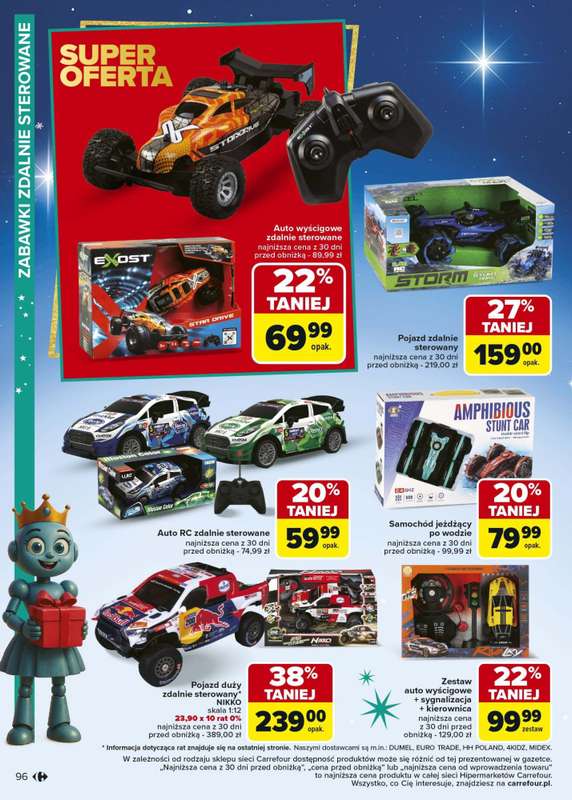 Carrefour - gazetka promocyjna Gazetka Zabawki od poniedziałku 03.11 do wtorku 23.12 - strona 96