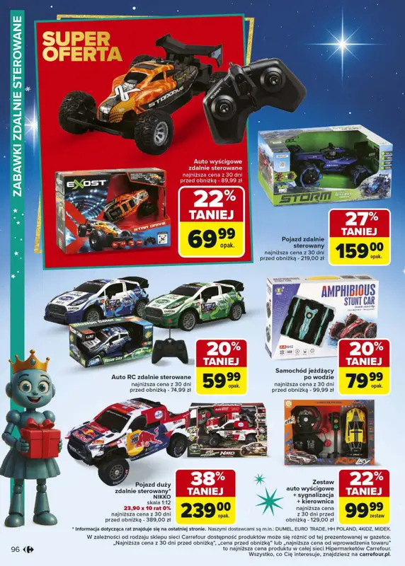 Carrefour - gazetka promocyjna Gazetka Zabawki od poniedziałku 03.11 do wtorku 23.12 - strona 96