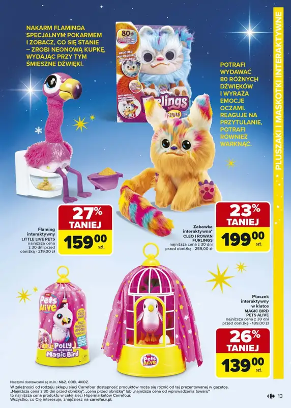 Carrefour - gazetka promocyjna Gazetka Zabawki od poniedziałku 03.11 do wtorku 23.12 - strona 13