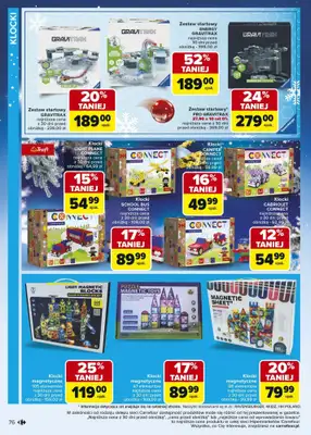 Carrefour - gazetka promocyjna Gazetka Zabawki od poniedziałku 03.11 do wtorku 23.12 - strona 76