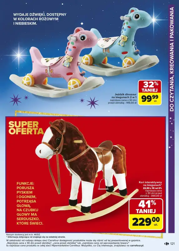 Carrefour - gazetka promocyjna Gazetka Zabawki od poniedziałku 03.11 do wtorku 23.12 - strona 121