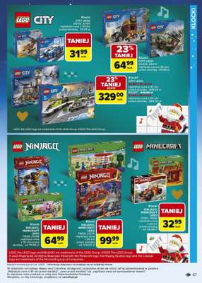 Carrefour - gazetka promocyjna Gazetka Zabawki od poniedziałku 03.11 do wtorku 23.12 - strona 67